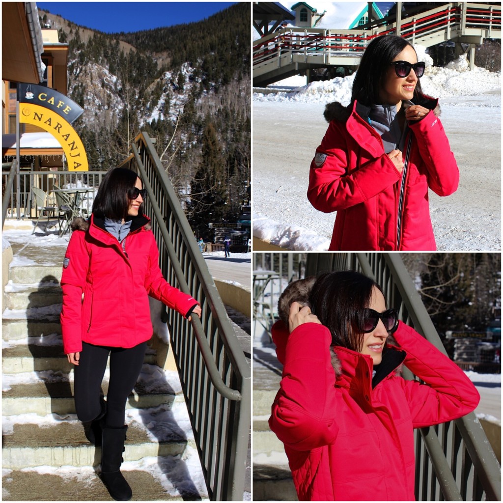 St. Bernard Sports, Ugg Bailey Boots, Obermeyer Tuscany Jacket, Beyond Yoga Leggings, North Face Pullover, Edelweiss Lodge and Spa, Taos Ski Valley NM
