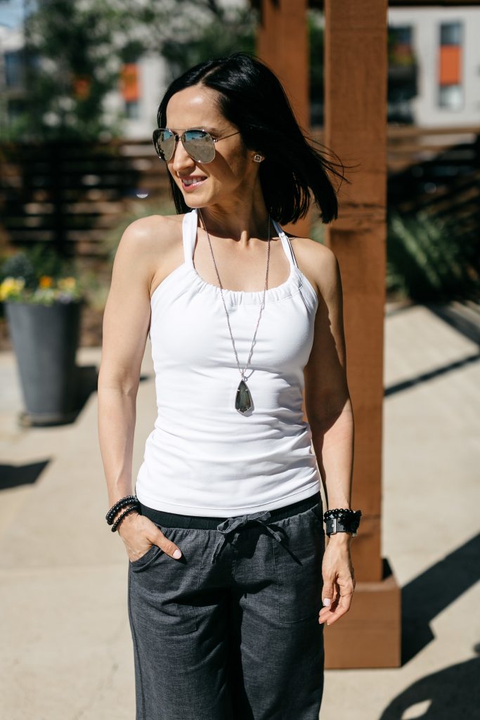 how to style athleisure in the summer