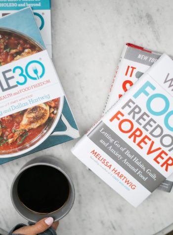 The Whole30 and Food Freedom Forever are two must-read books for anyone wanting to create healthy habits and a better relationship with food!