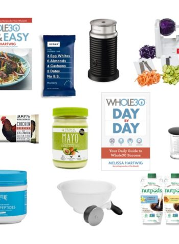 A collection of items for someone doing the Whole30 / healthy lifestyle!