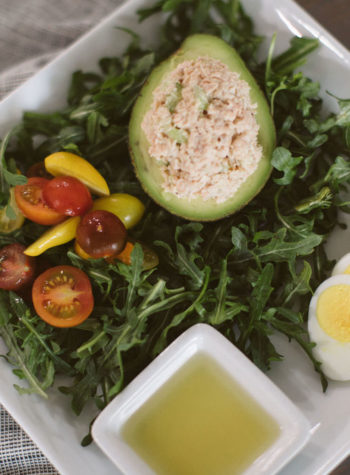 Whole30 Salmon Avocado Salad No Cook Easy lunch idea