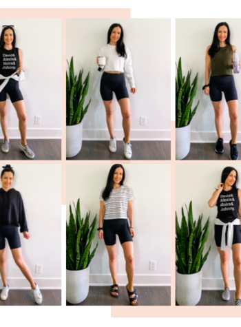how to style bike shorts