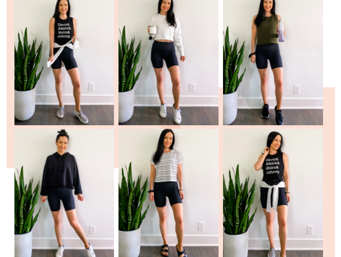 how to style bike shorts