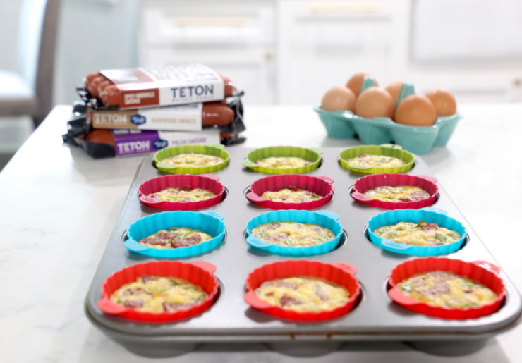 Easy Whole30 Sausage and Egg Muffins with Teton Waters Ranch Sausage and Vital Farms Eggs