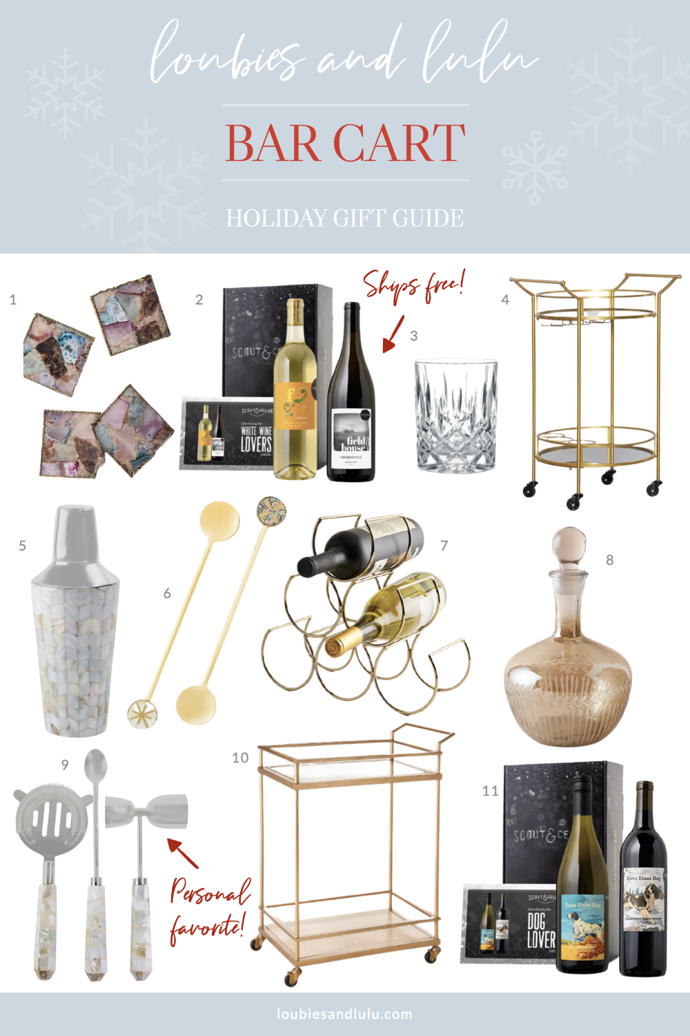 Wine and Cocktail Lovers Gift Guide 